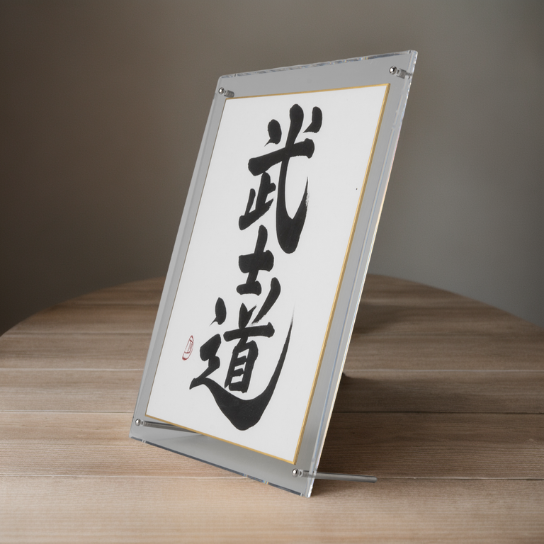 Spirit of "Bushido" - Acrylic Clear Frame (Free Shipping)