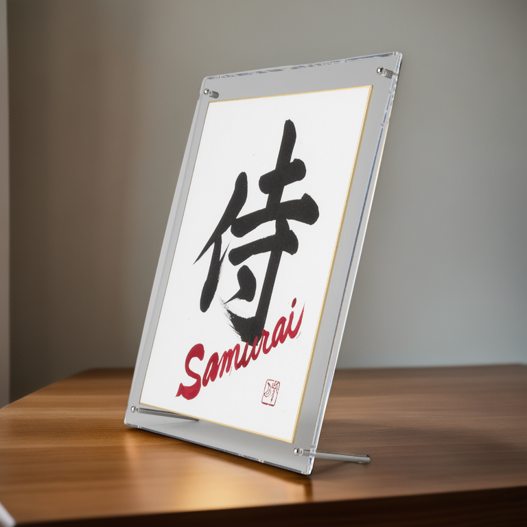 Samurai - Acrylic Clear Frame (Free Shipping)