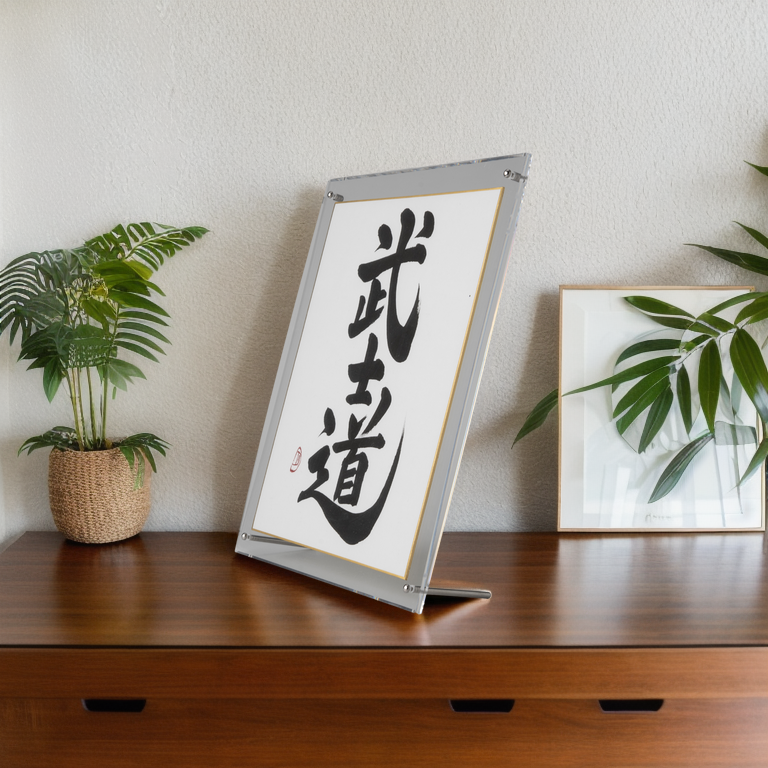 Spirit of "Bushido" - Acrylic Clear Frame (Free Shipping)